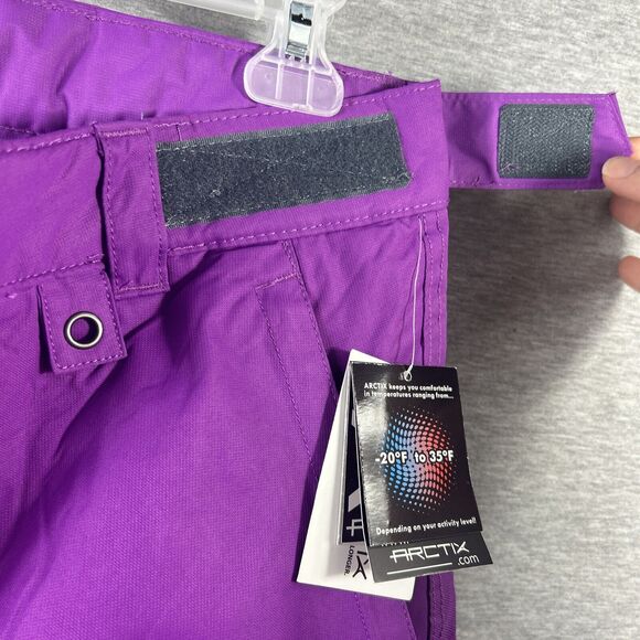 BNWT Arctix KIDS L Snow Sports Insulated Pants Purple Skiing Snowboarding - Picture 10 of 13